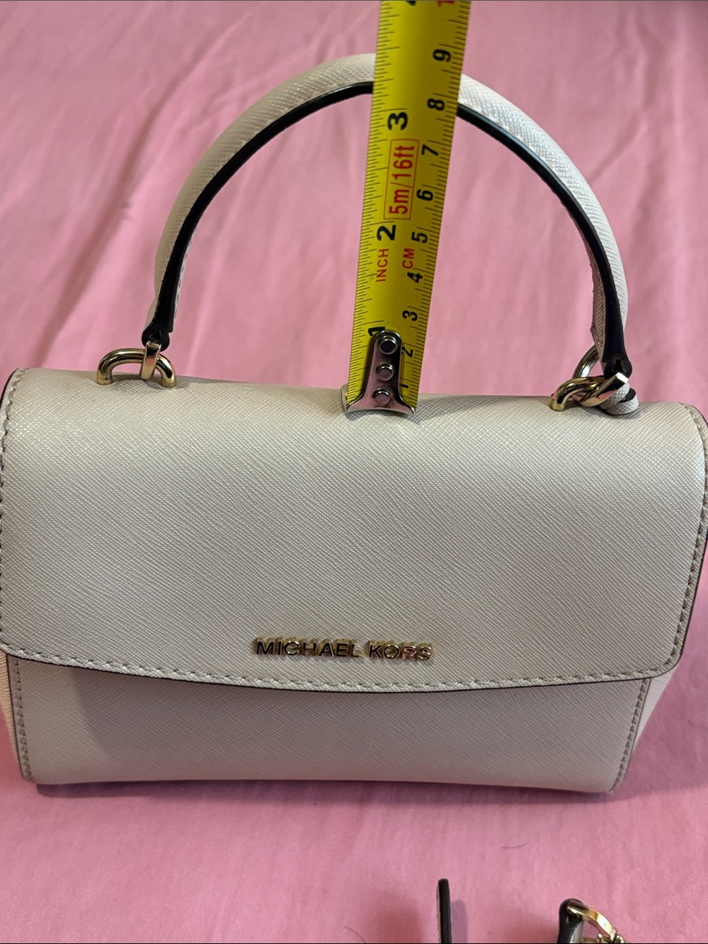 Michael Kors Pink Ava Mini Top-Handle Crossbody - Picture 16 of 16